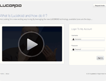 Tablet Screenshot of lucidroid.com